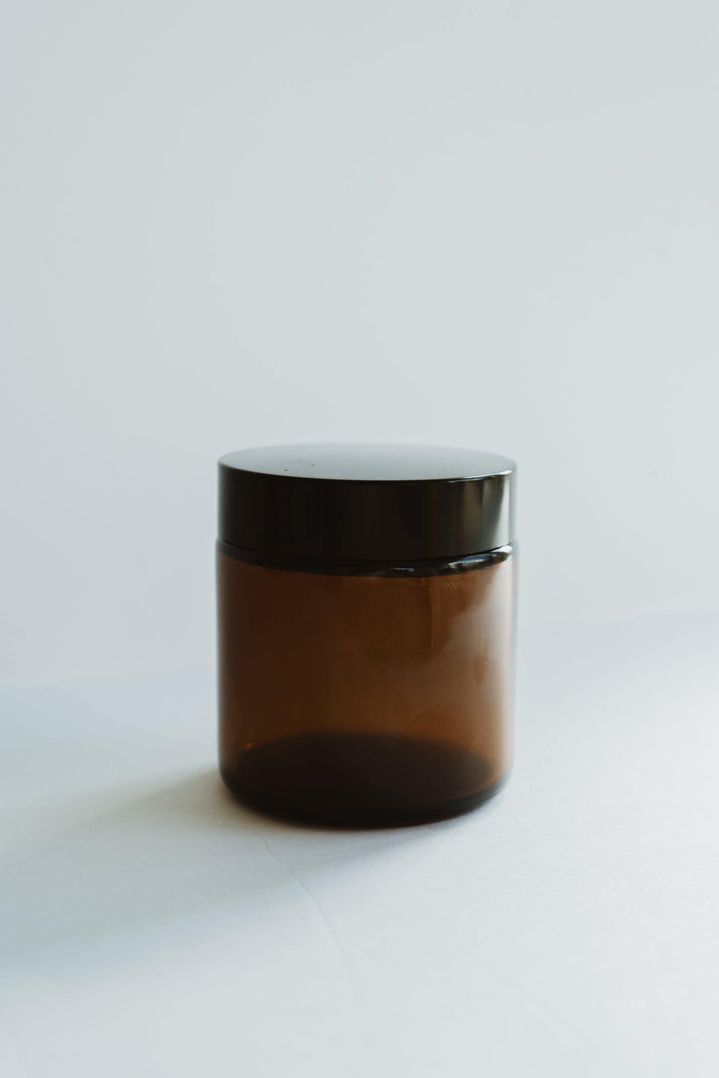 Empty 4 oz Amber Jar
