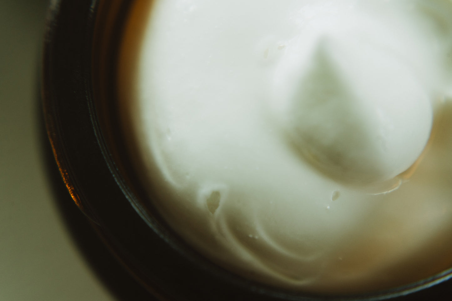 whipped tallow body butter in a jar