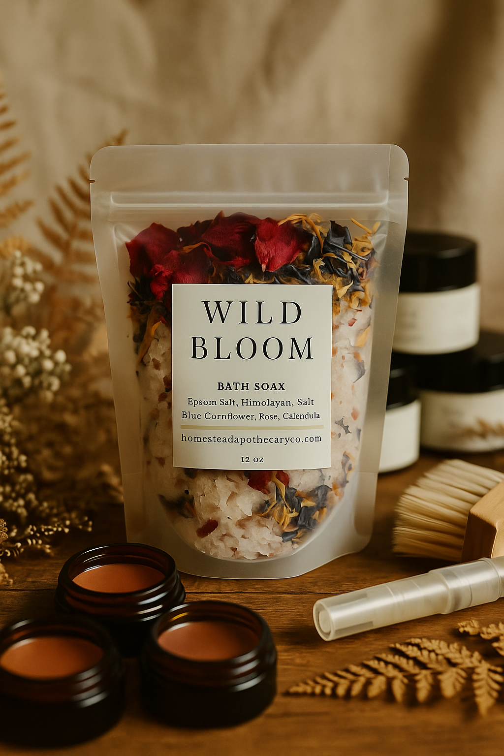 Himalayan Salt + Botanicals Bath Soaks