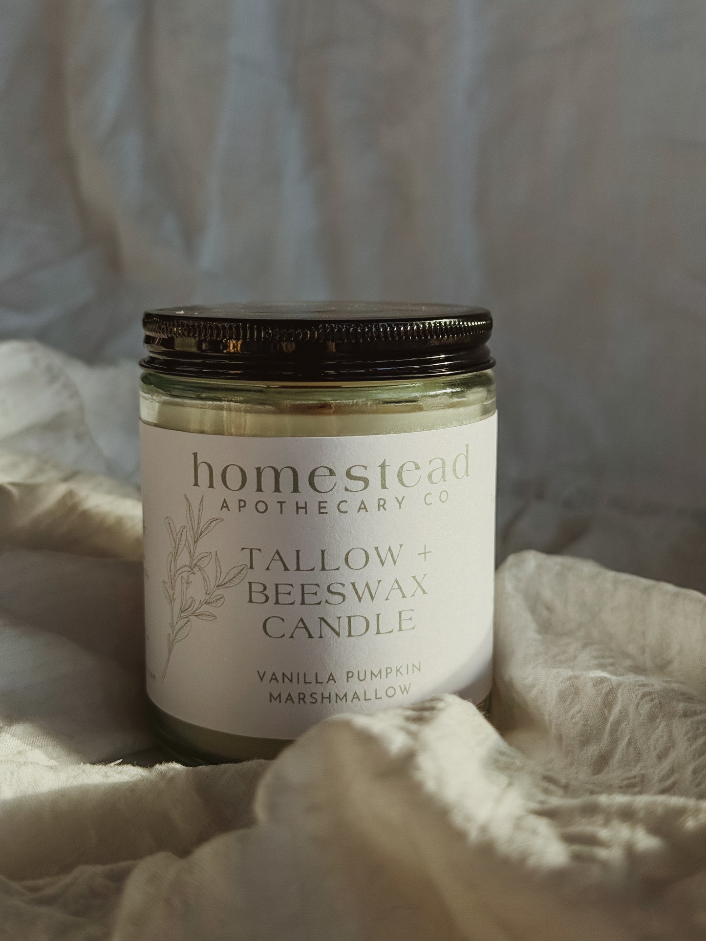 Tallow + Beeswax Candle | 8 oz.